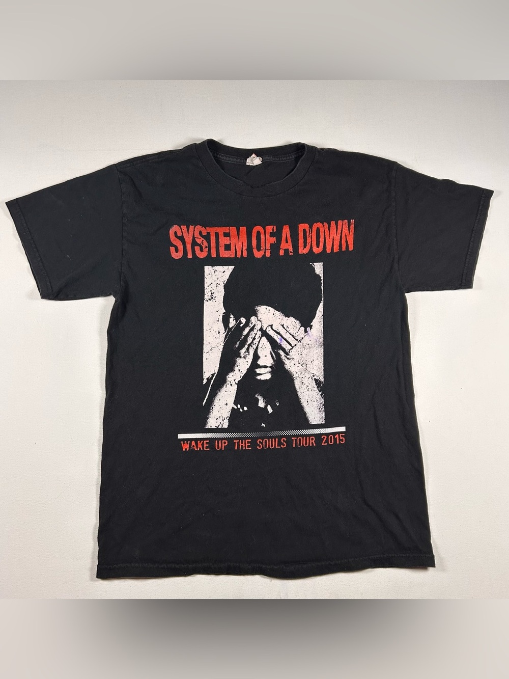 System of a Down Wake Up the Souls 2015 international tour shirt Medium RARE